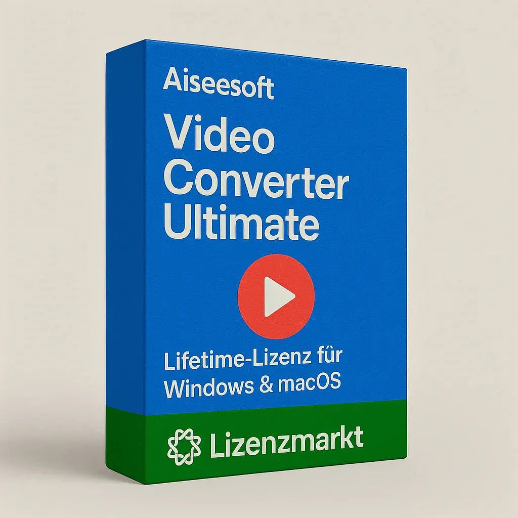Aiseesoft Video Converter Ultimate – Lifetime-Lizenz für Windows & macOS Lizenzmarkt