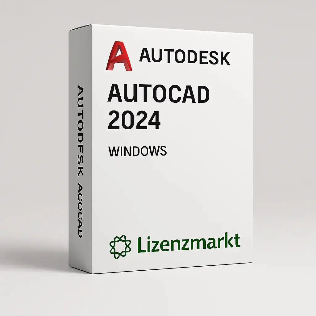 Autodesk AutoCAD 2024 Windows 1-Jahr Lizenzmarkt