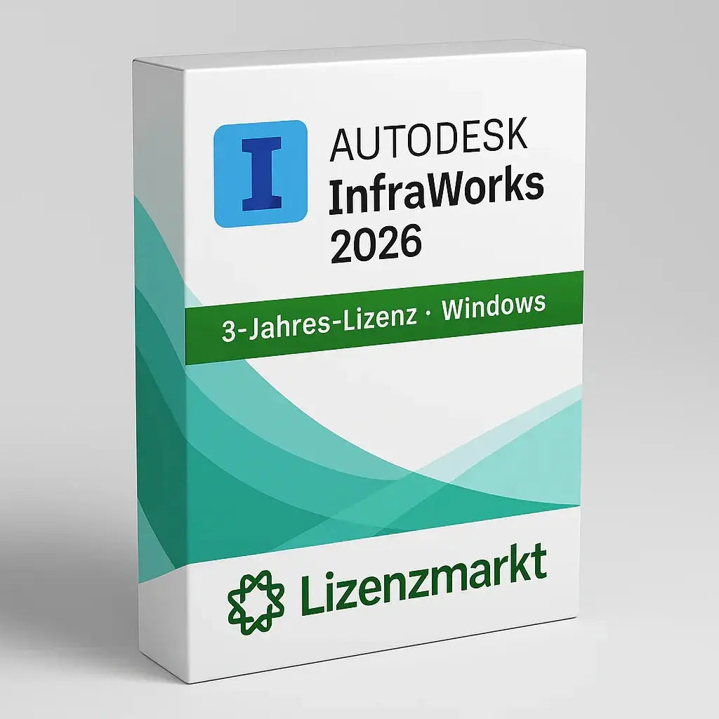Autodesk InfraWorks 2026 – 3 Jahre Lizenz (Windows) Lizenzmarkt