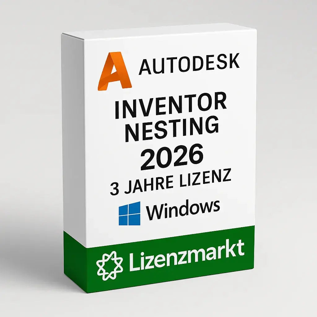 Autodesk Inventor Nesting 2026 – 3 Jahre Lizenz (Windows) Lizenzmarkt