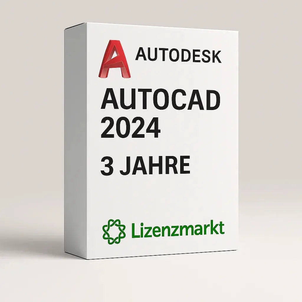 Autodesk AutoCAD 2024 – 3 Jahre Lizenz (Windows macOS) Lizenzmarkt