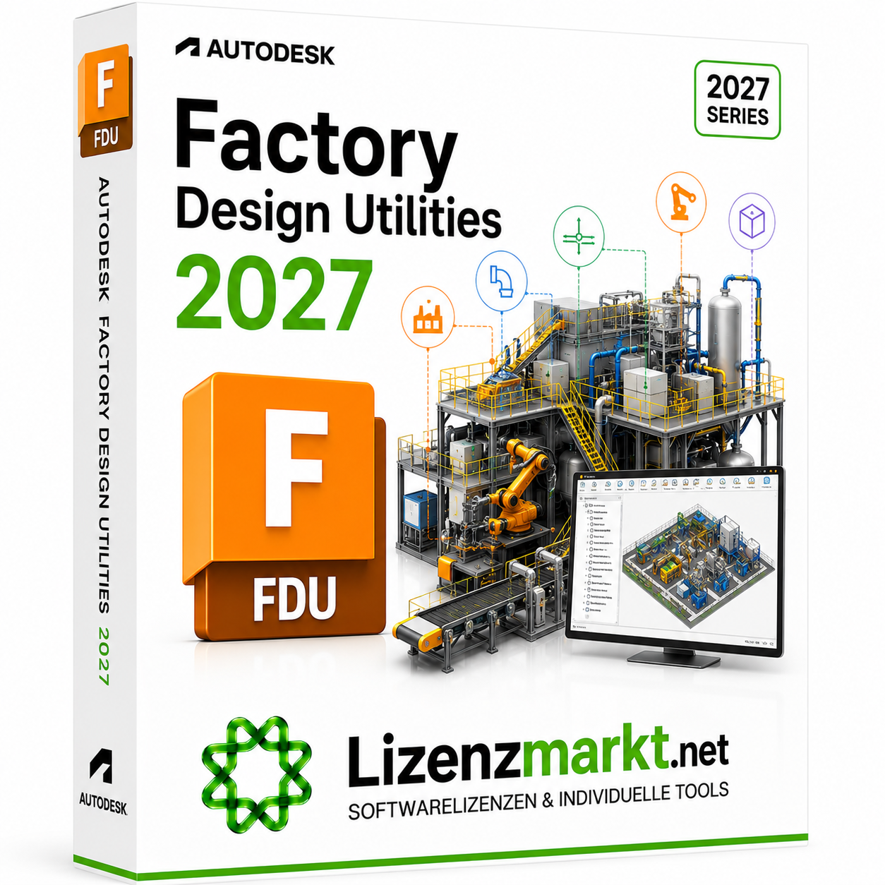 Autodesk Factory Design Utilities 2027 – 1 Jahr Lizenz (Windows)