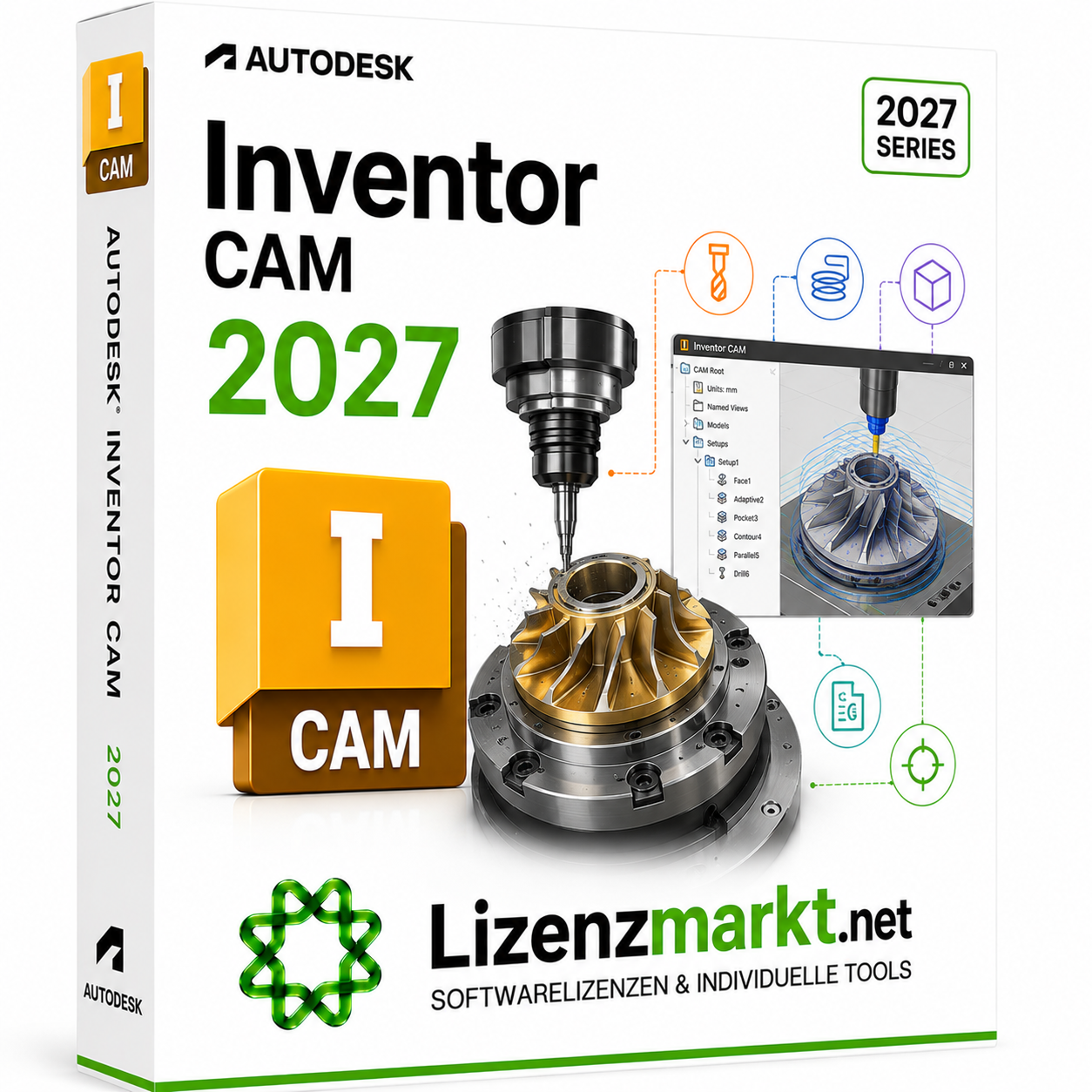 Autodesk Inventor CAM 2027 – 3 Jahre Lizenz (Windows)