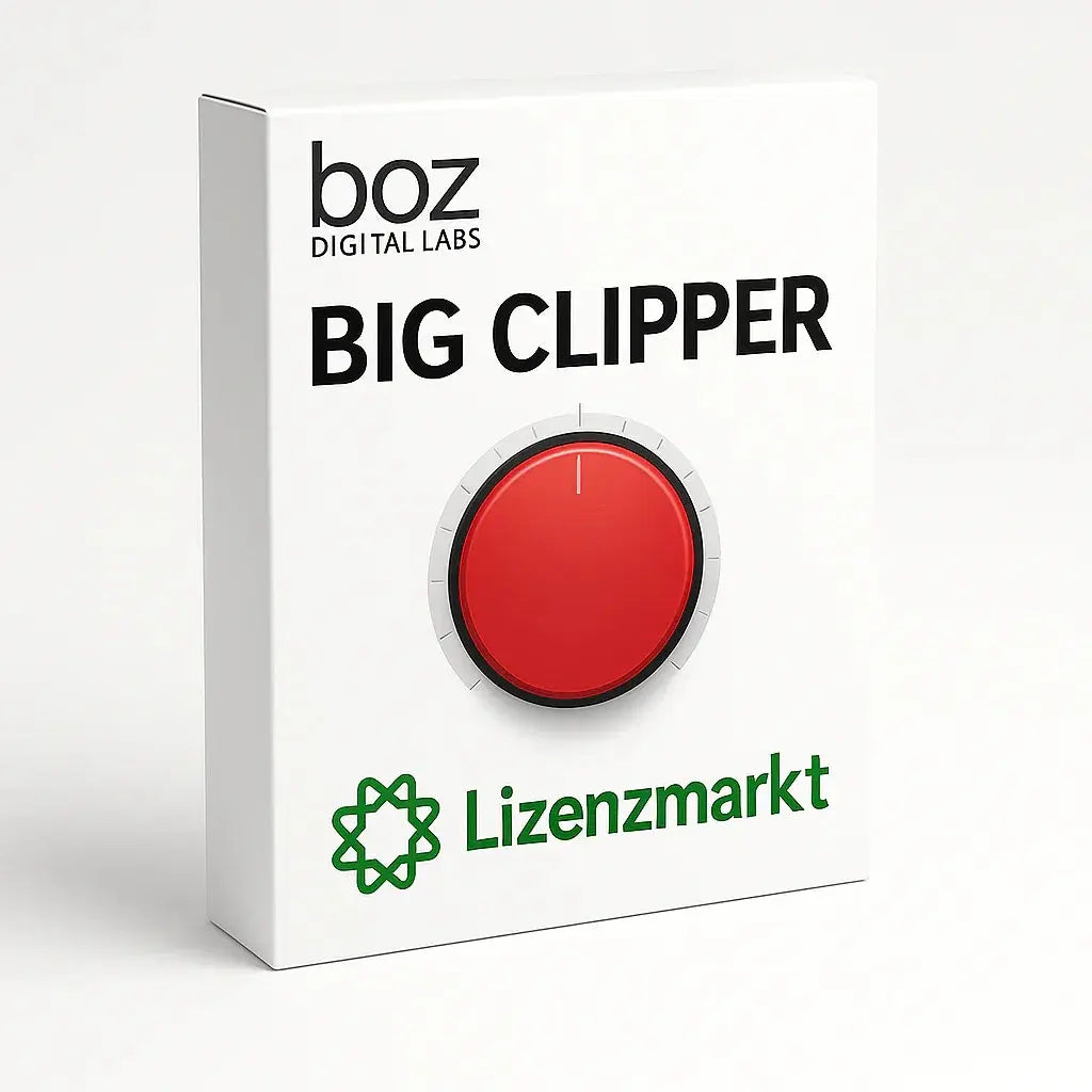 Boz Digital Labs – Big Clipper (VST/AU/AAX Lizenzmarkt