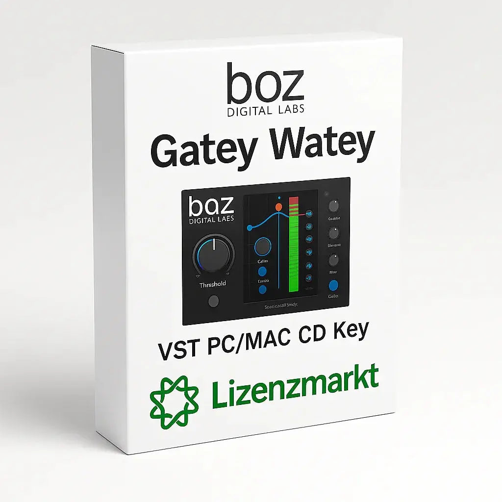 Boz Digital Labs Gatey Watey – VST Plugin Lizenzmarkt