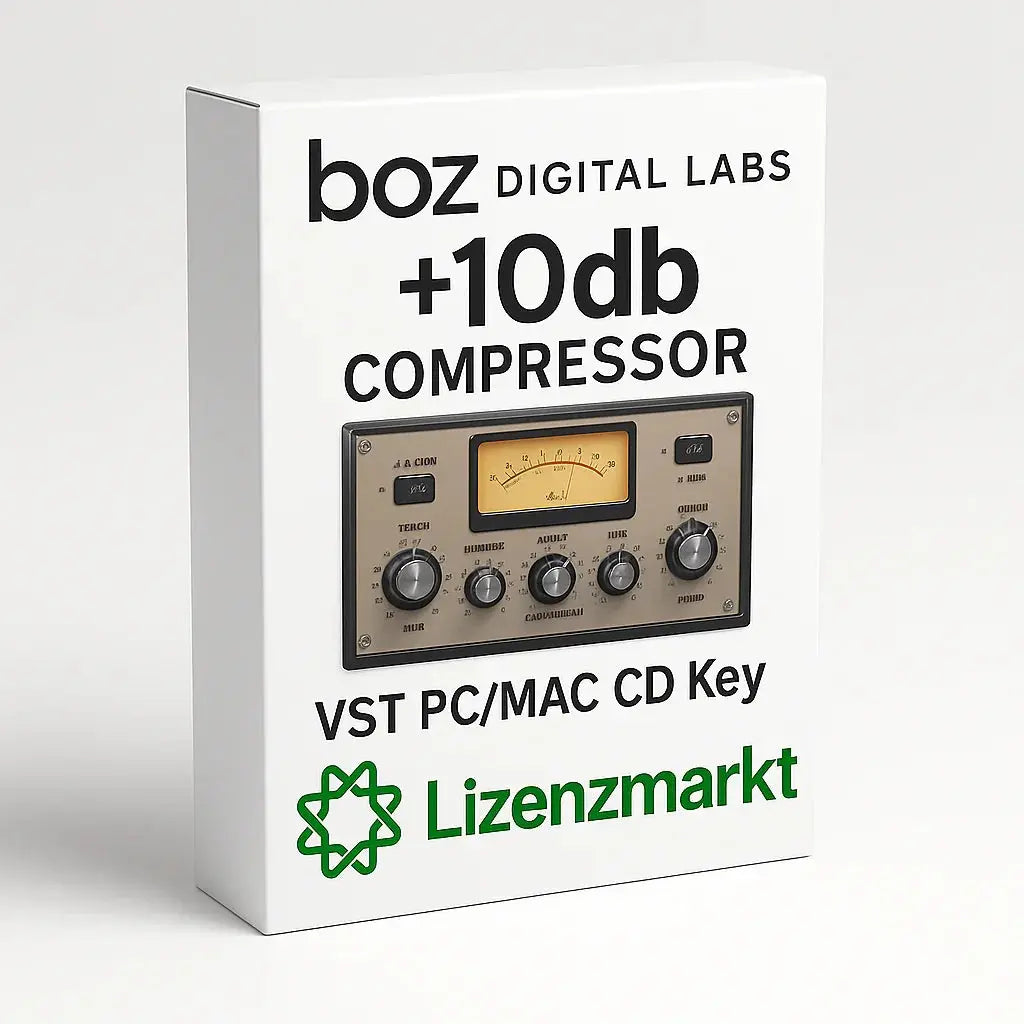 Boz Digital Labs – +10db Compressor (VST/AU/AAX Lizenzmarkt