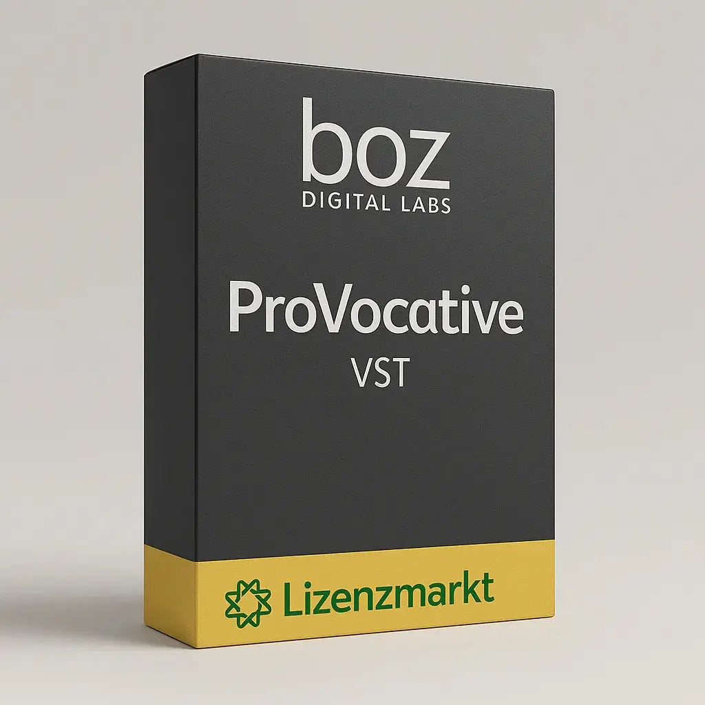 Boz Digital Labs ProVocative – VST Lizenzmarkt