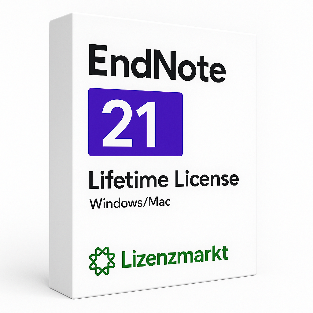 EndNote 21 – Lifetime License (Windows/Mac) Lizenzmarkt