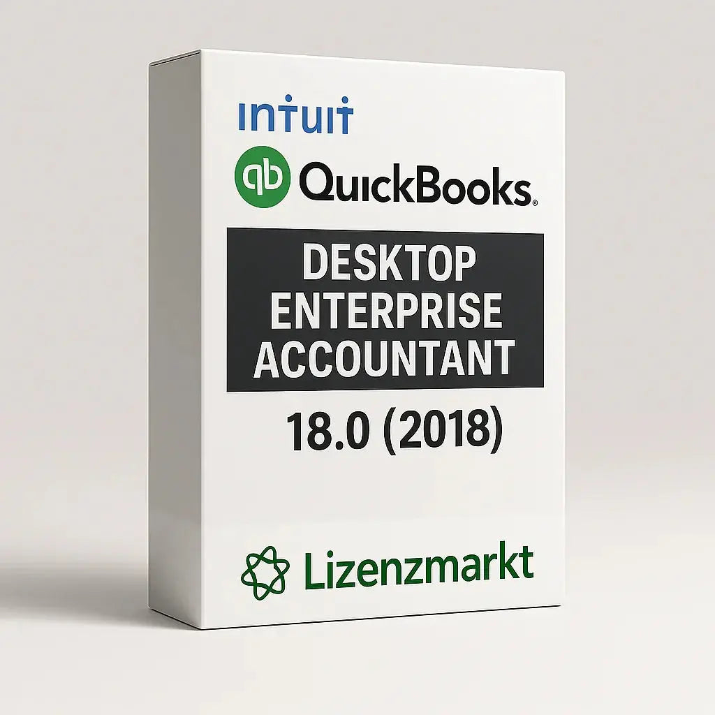 Intuit QuickBooks Desktop Enterprise Accountant 18.0 (2018) – Vollversion (Windows)