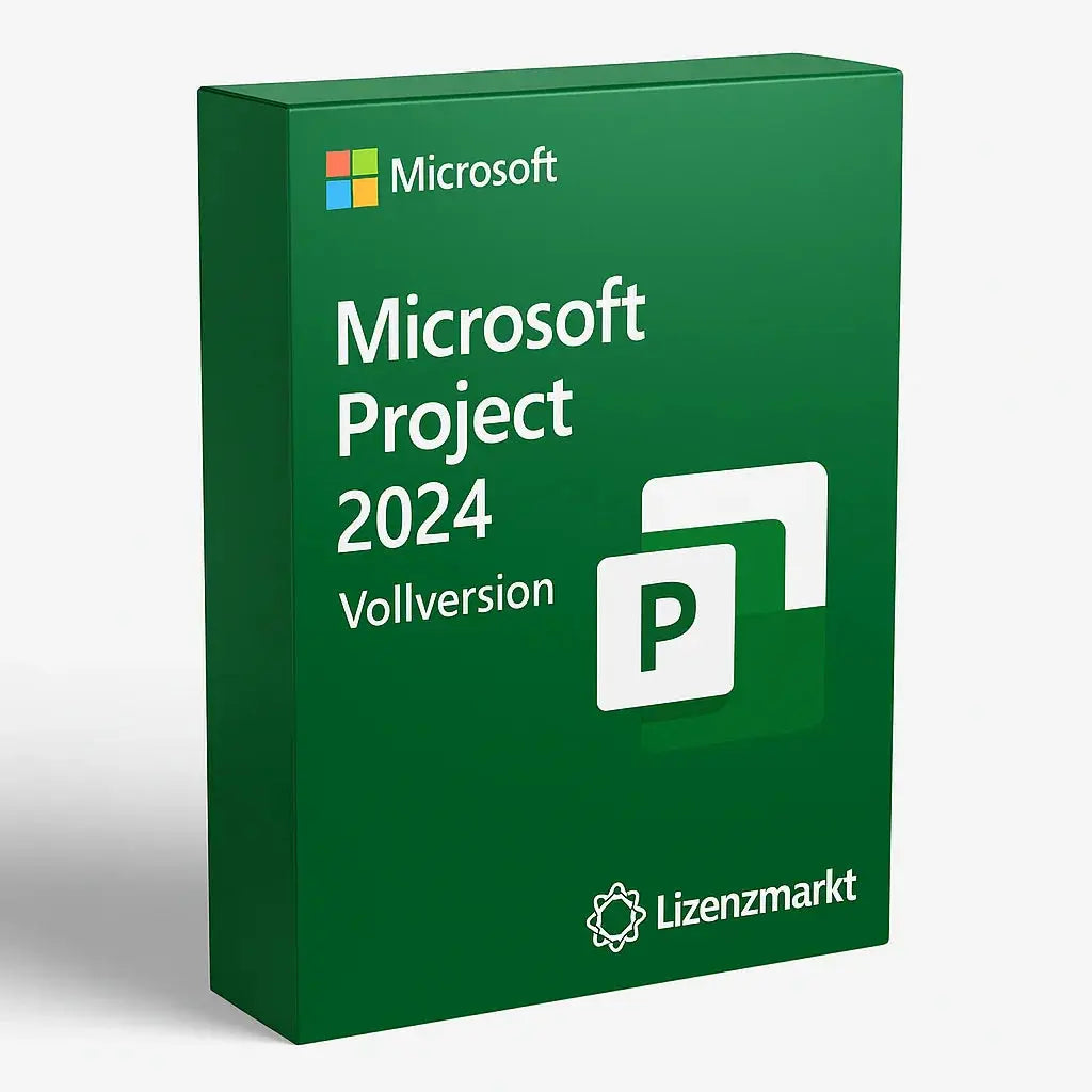 Microsoft Project 2024 – Vollversion Lizenzmarkt