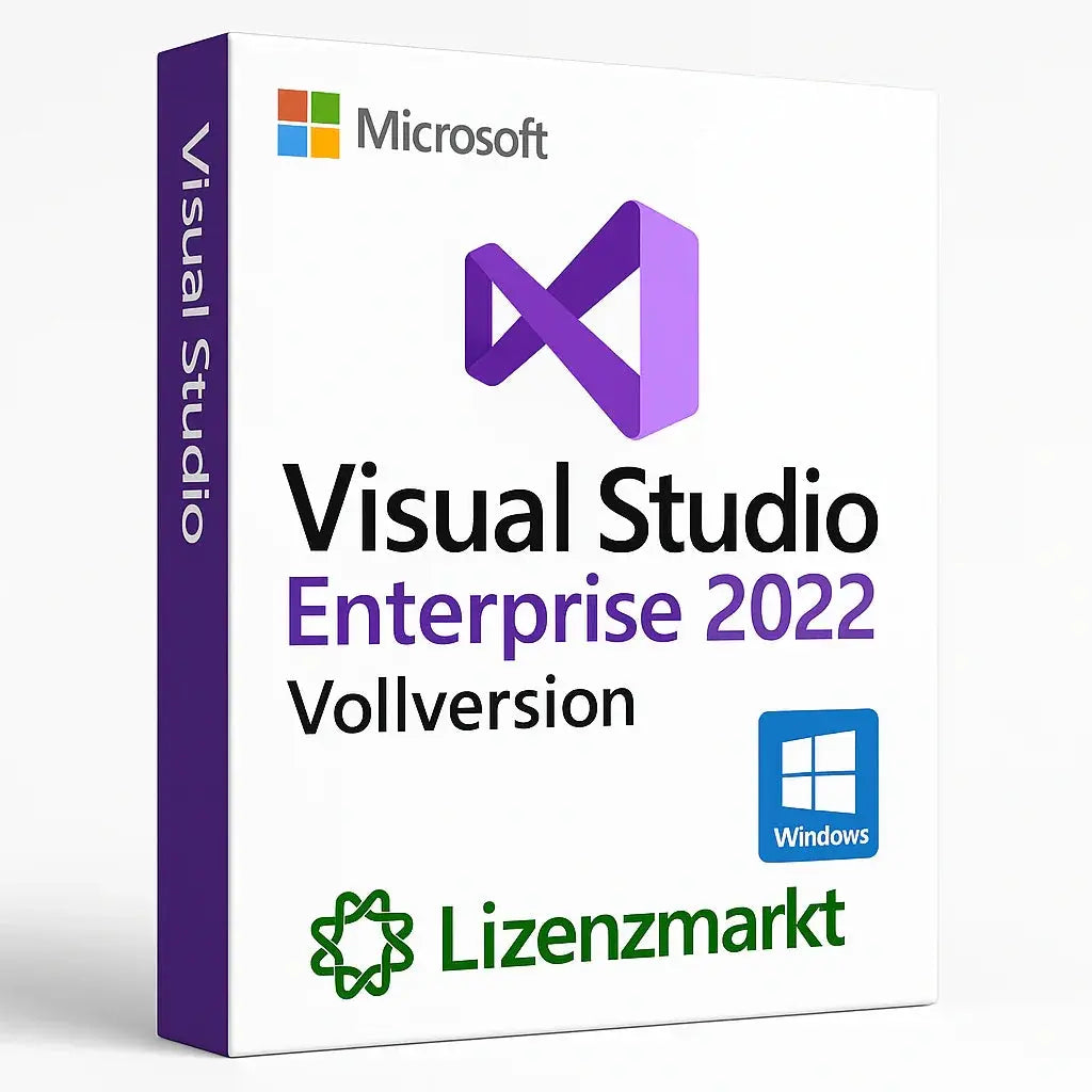 Microsoft Visual Studio Enterprise 2022 – Vollversion für Windows (1 PC) Lizenzmarkt