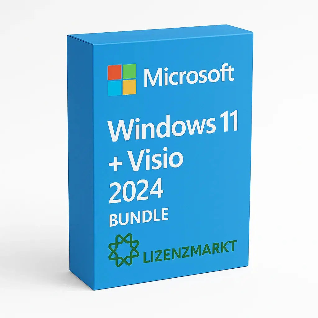 Microsoft Windows 11 + Visio 2024 Bundle Lizenzmarkt