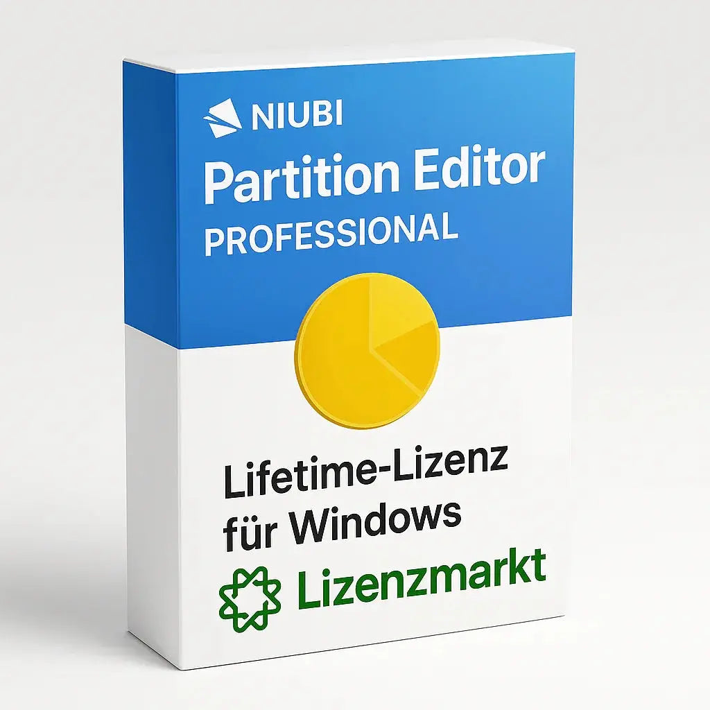 NIUBI Partition Editor Professional – Lifetime-Lizenz für Windows Lizenzmarkt