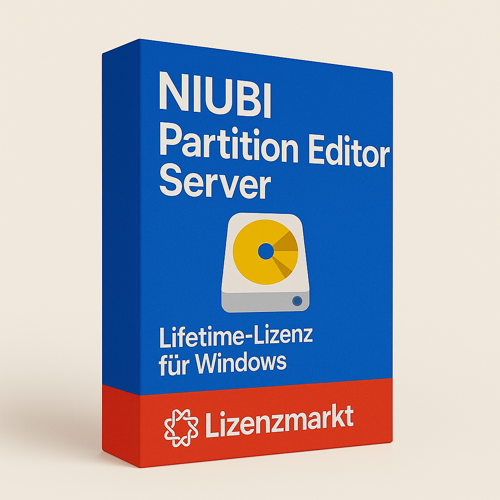 NIUBI Partition Editor Server – Lifetime-Lizenz für Windows