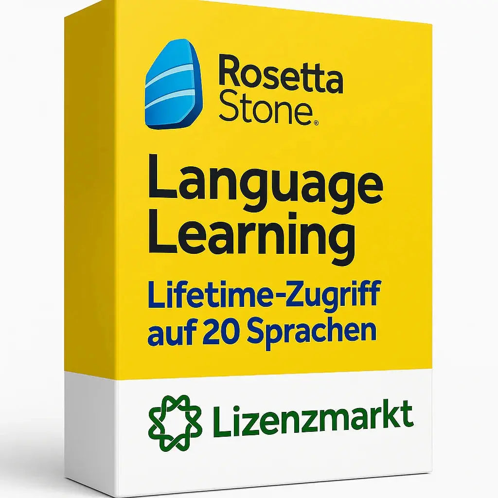 Rosetta Stone Language Learning – Lifetime-Zugriff auf 20 Sprachen Lizenzmarkt