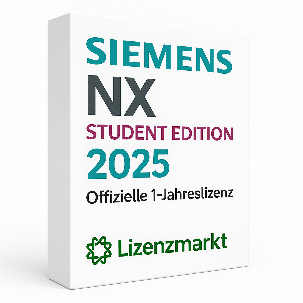 Siemens NX Student Edition 2025 – Offizielle 1-Jahreslizenz Lizenzmarkt