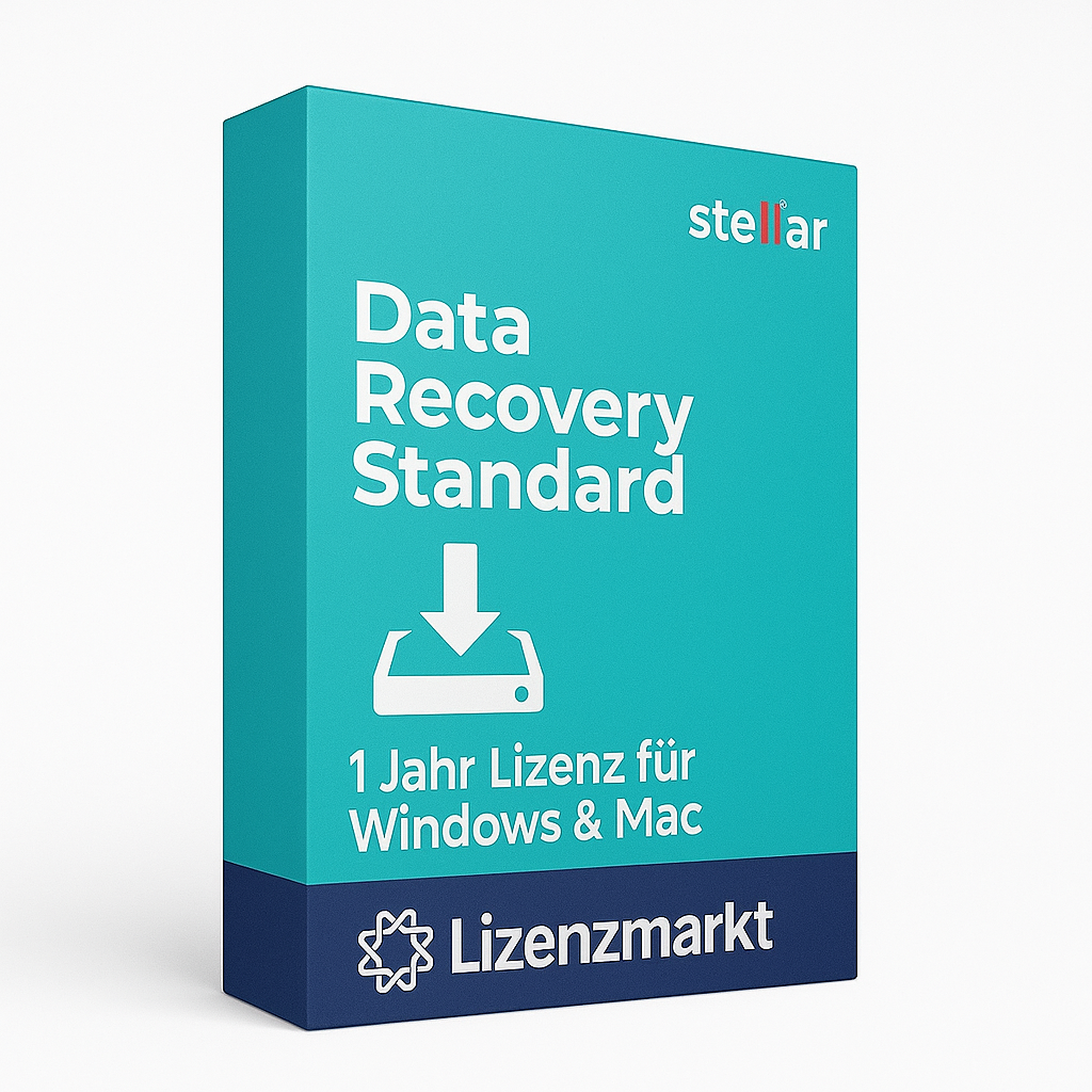 Stellar Data Recovery Standard – 1 Jahr Lizenz für Windows & Mac