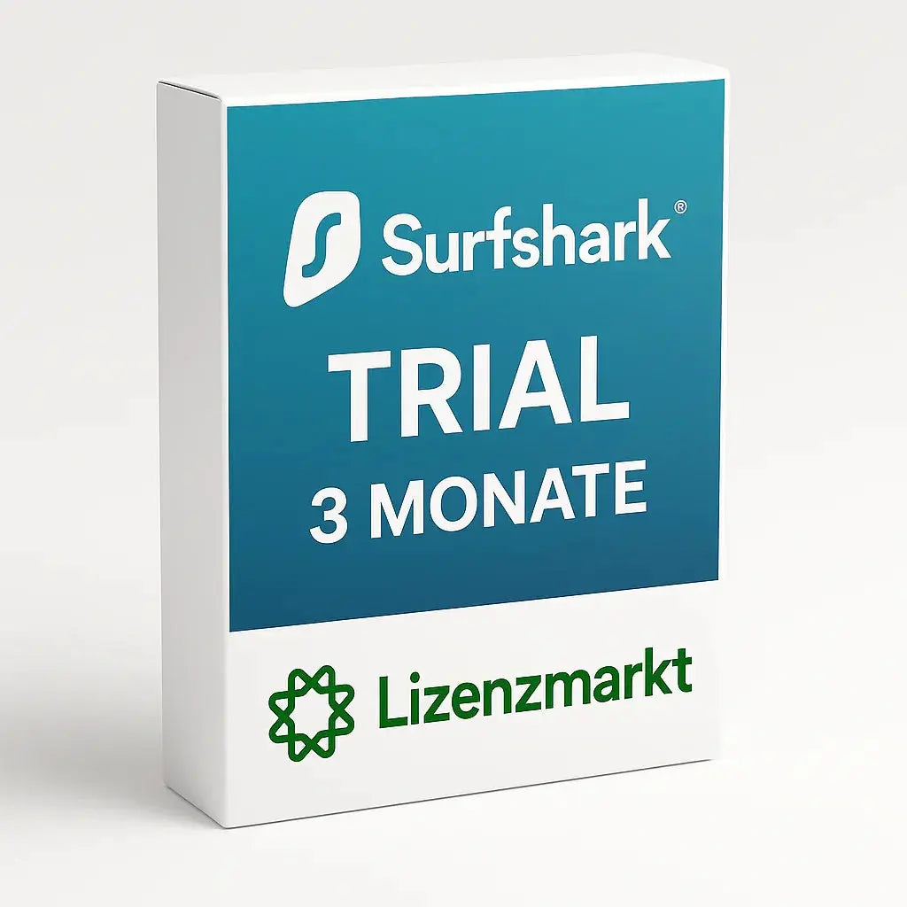 Surfshark VPN Trial 3 Monate Lizenzmarkt