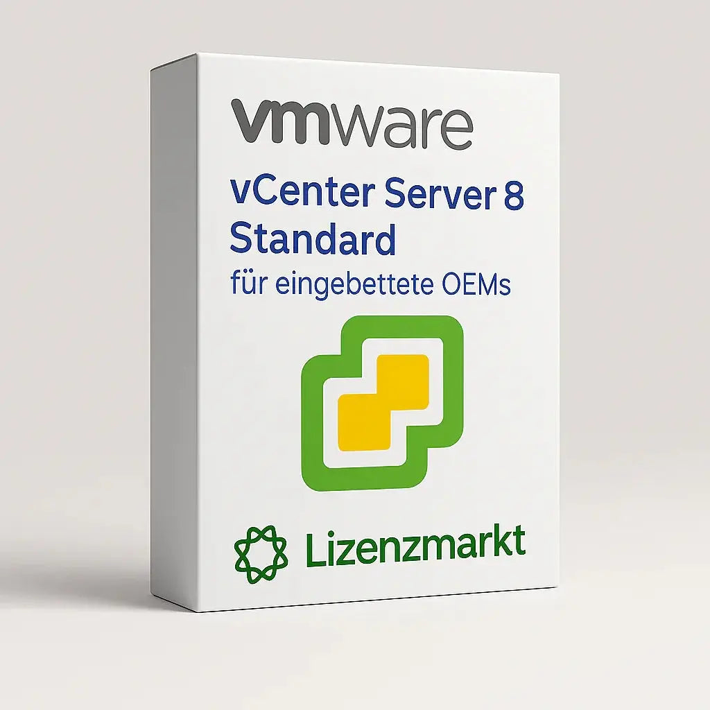 VMware vCenter Server 8 Standard für eingebettete OEMs Lizenzmarkt