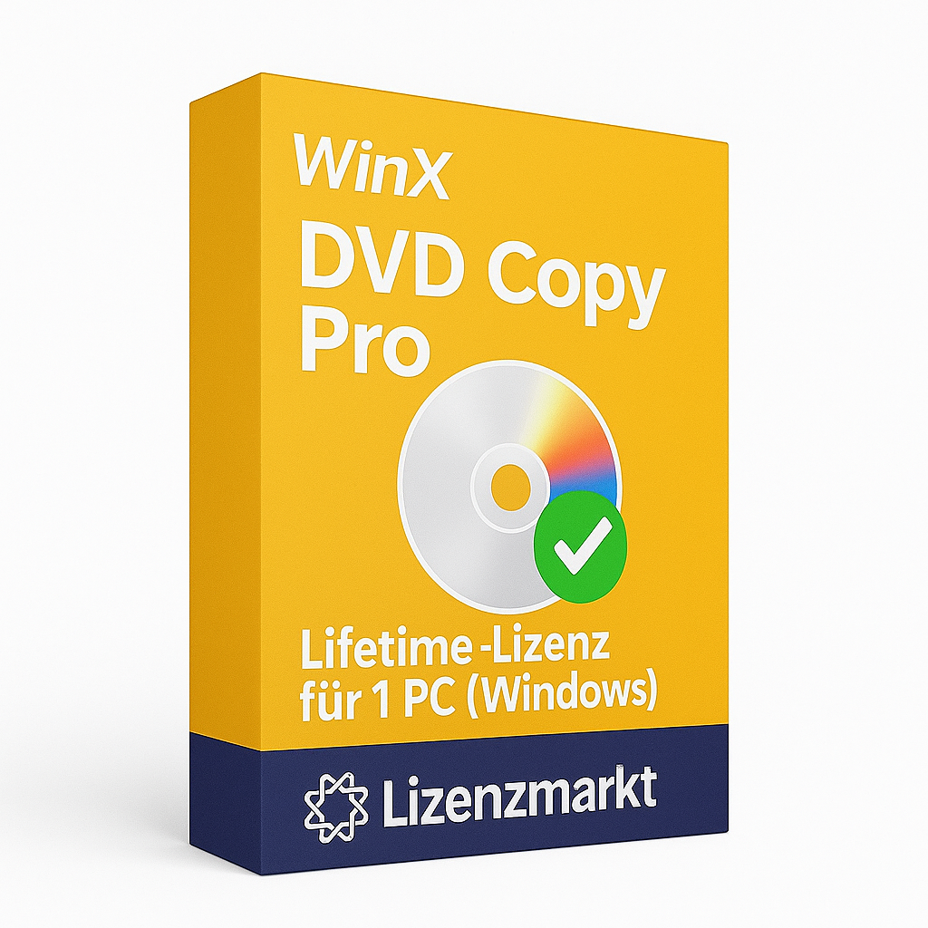 WinX DVD Copy Pro – Lifetime-Lizenz für 1 PC (Windows)