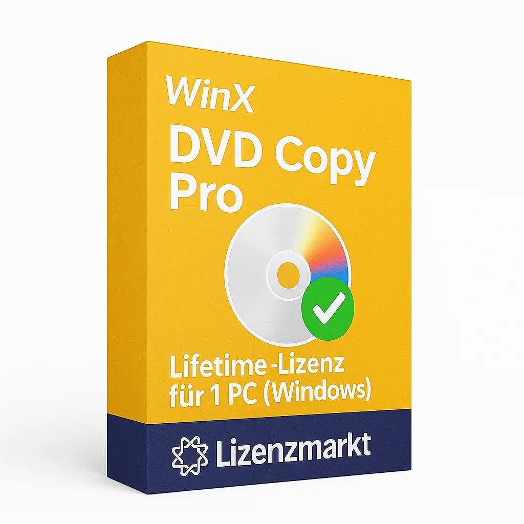 WinX DVD Copy Pro – Lifetime-Lizenz für 1 PC (Windows) Lizenzmarkt