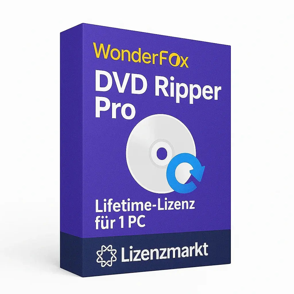 WonderFox DVD Ripper Pro – Lifetime-Lizenz für 1 PC Lizenzmarkt
