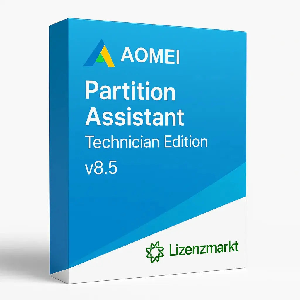 AOMEI Partition Assistant Technician Edition v8.5 – Vollversion (Windows) Lizenzmarkt