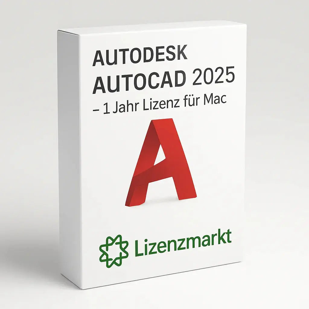 Autodesk AutoCAD 2025 – 1 Jahr Lizenz (macOS) Lizenzmarkt
