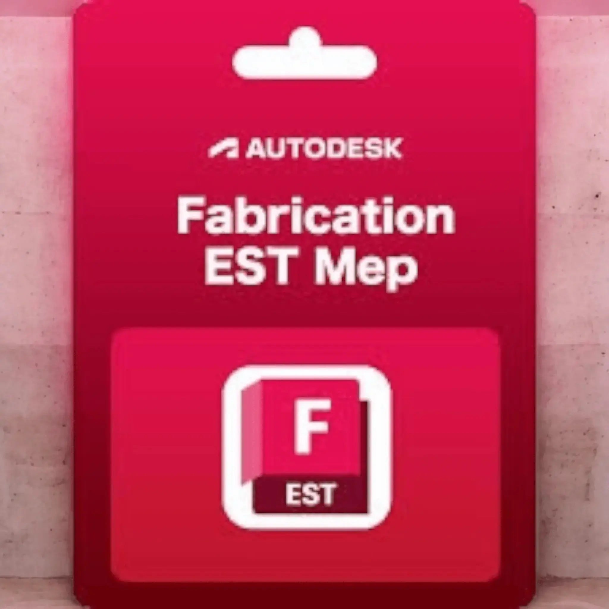 Autodesk Fabrication ESTmep 2025 software package for cost estimating in construction, 1-year Windows license.