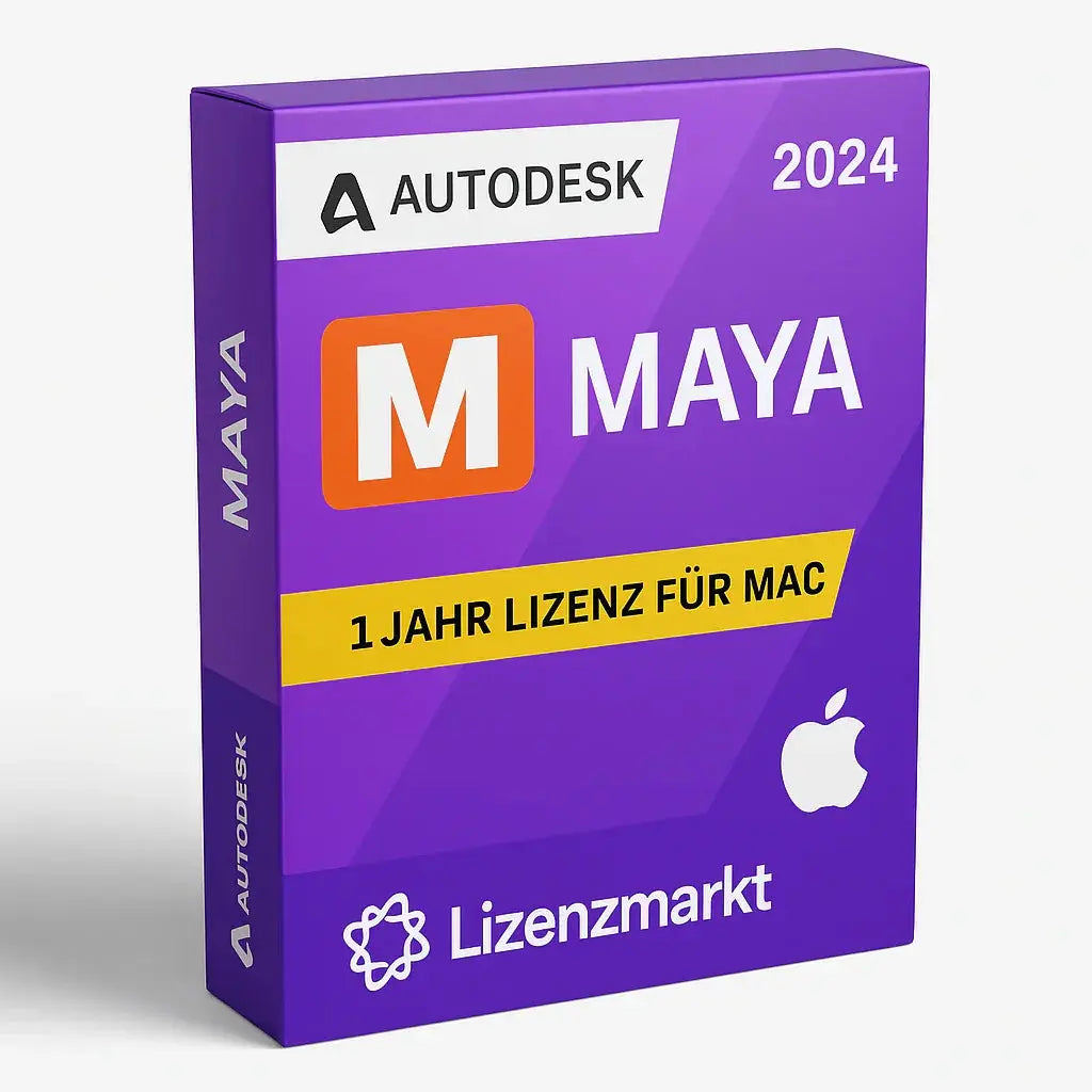Autodesk Maya 2024 – 1 Jahr Lizenz (macOS) Lizenzmarkt