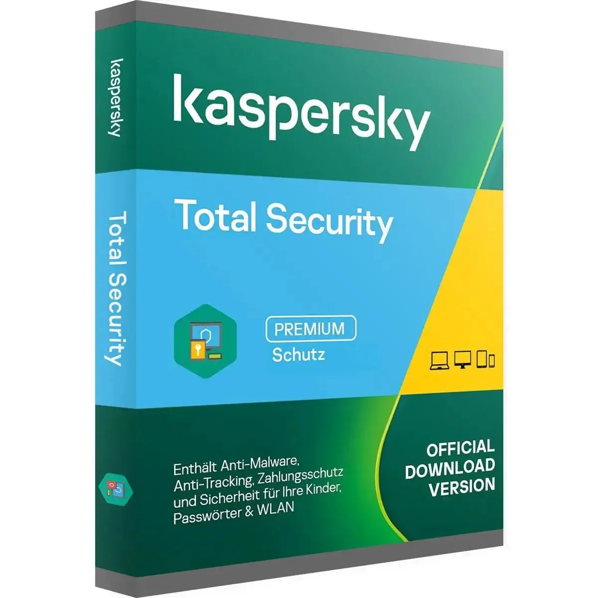 Kaspersky Premium Total Security 2025 – 1 Jahr Lizenz für 1 PC | GLOBAL Key - Lizenzmarkt