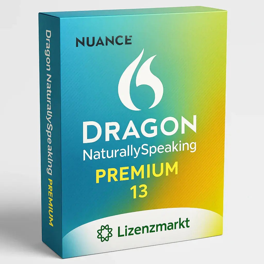 Nuance Dragon NaturallySpeaking Premium 13 English Lizenzmarkt