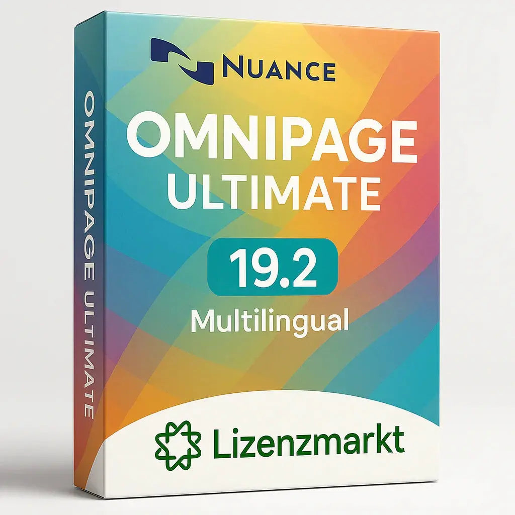 Nuance OmniPage Ultimate 19.2 – Multilingual Lizenzmarkt