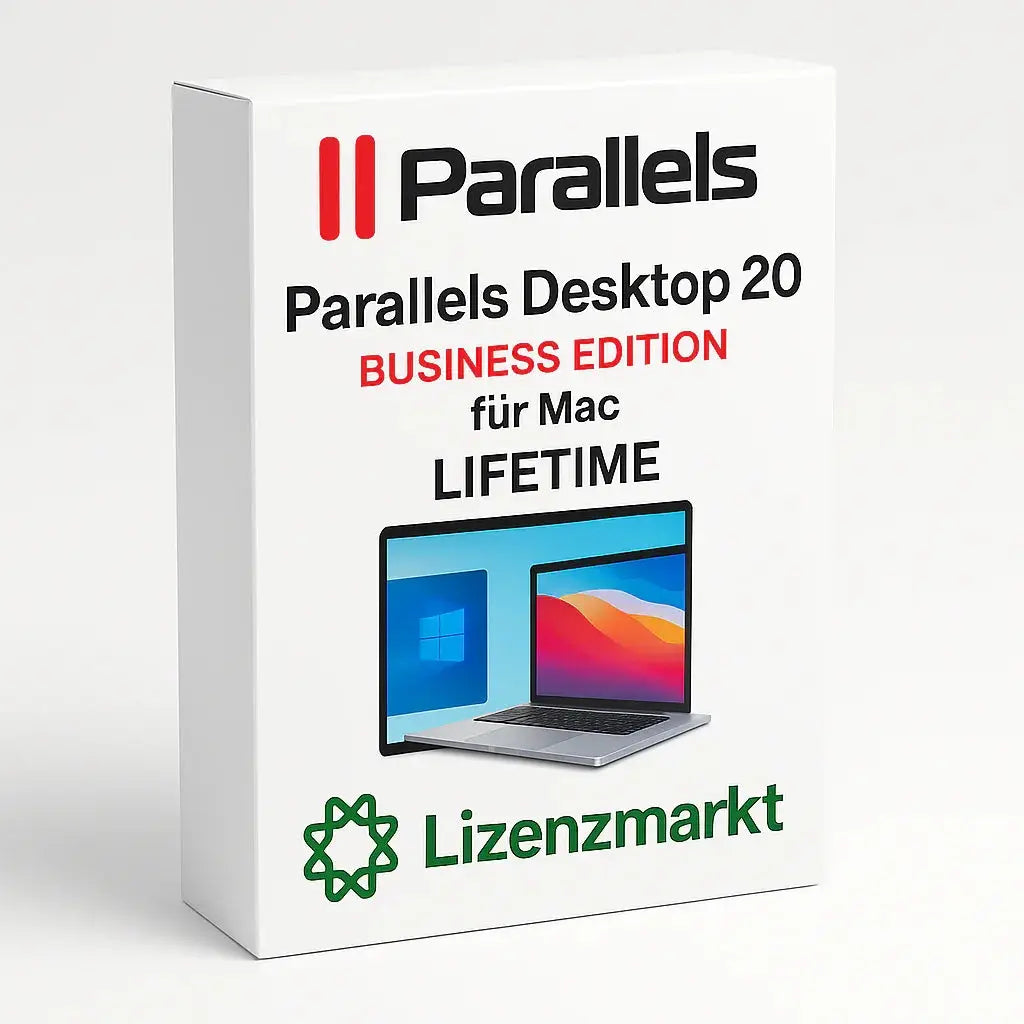 Parallels Desktop 20 Business Edition für Mac Lifetime Lizenzmarkt