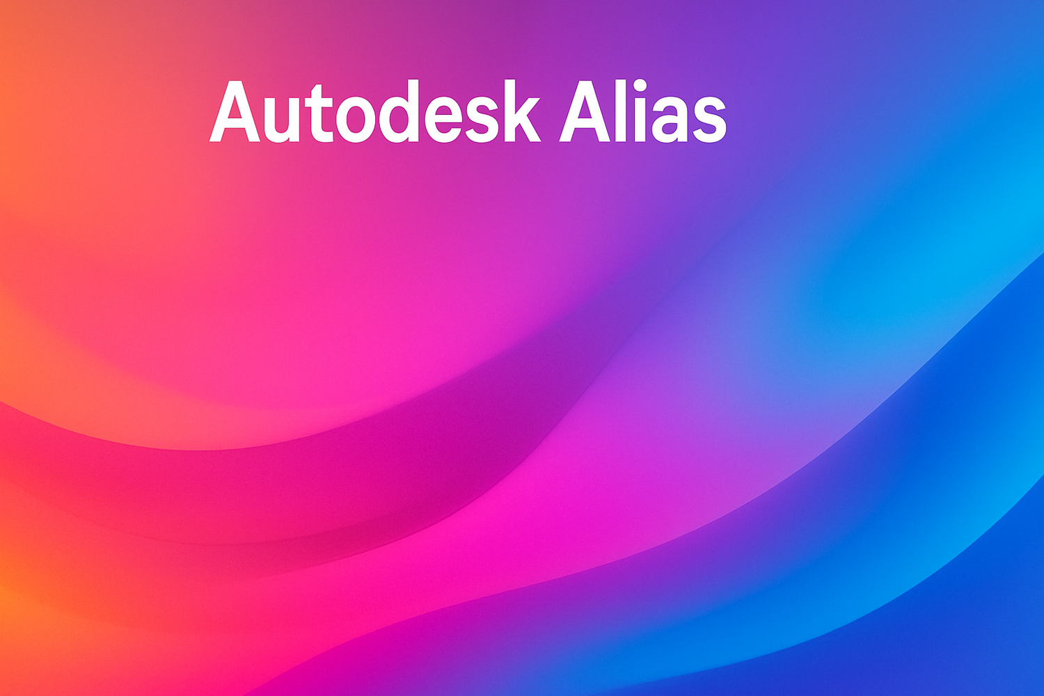 Alias – CAD-Software für Industriedesign &amp; Automobilentwicklung
