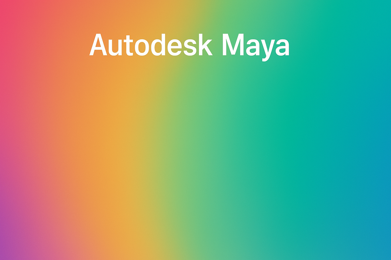 Maya – 3D-Software für Animation, VFX &amp; Charakterdesign