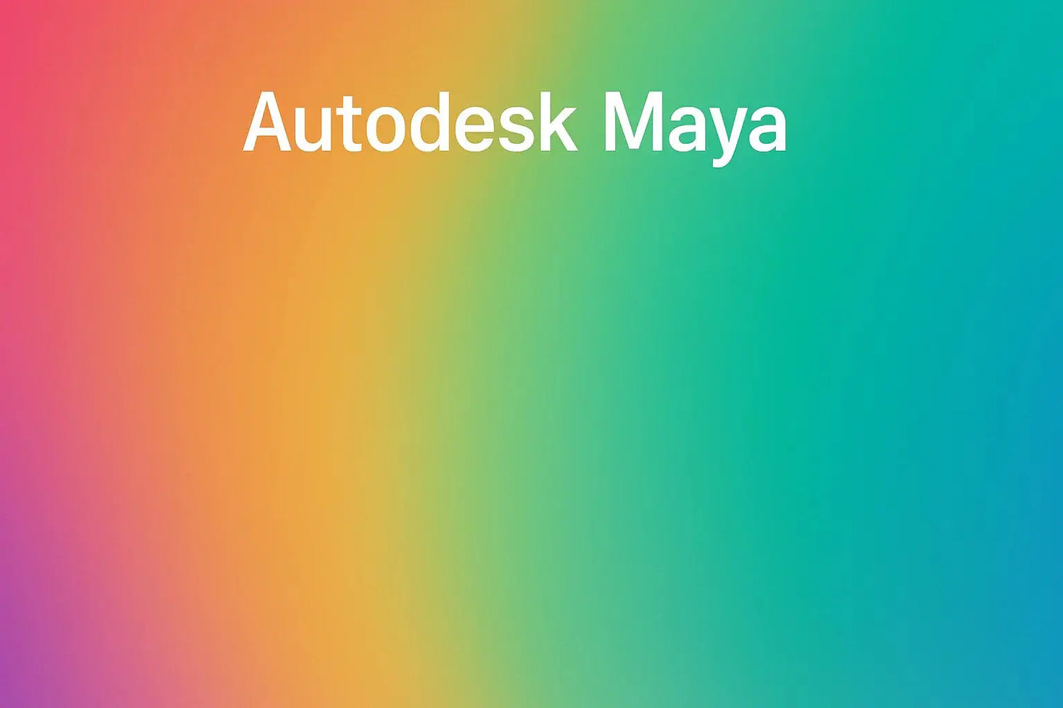 Maya – 3D-Software für Animation, VFX & Charakterdesign