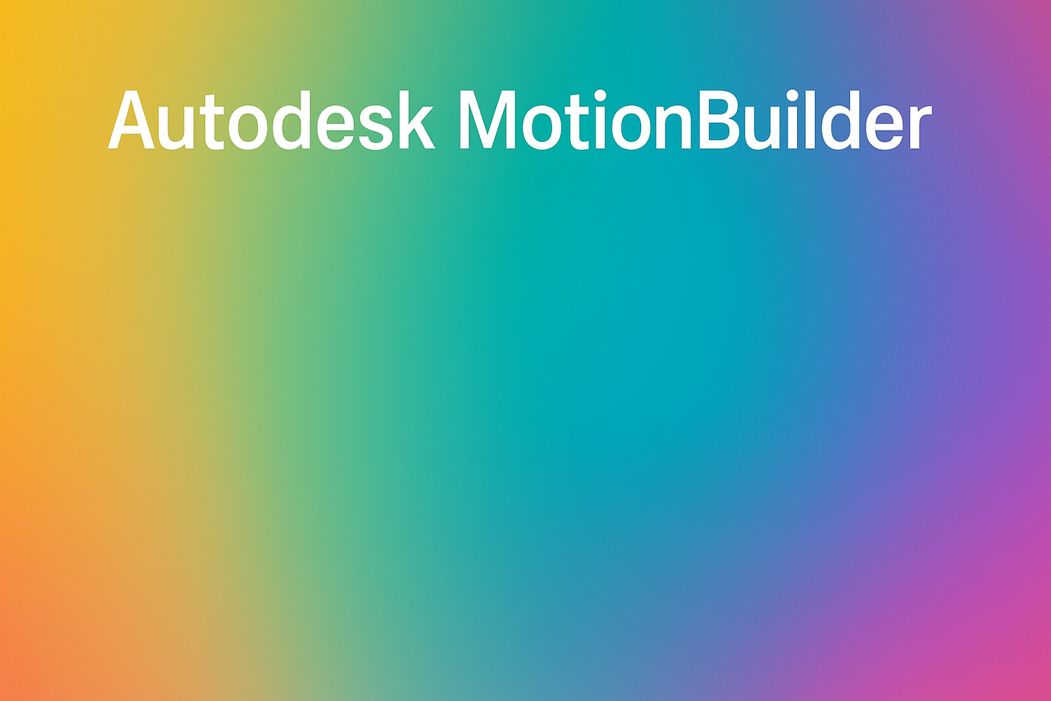 MotionBuilder – Software für 3D-Animation &amp; Motion Capture