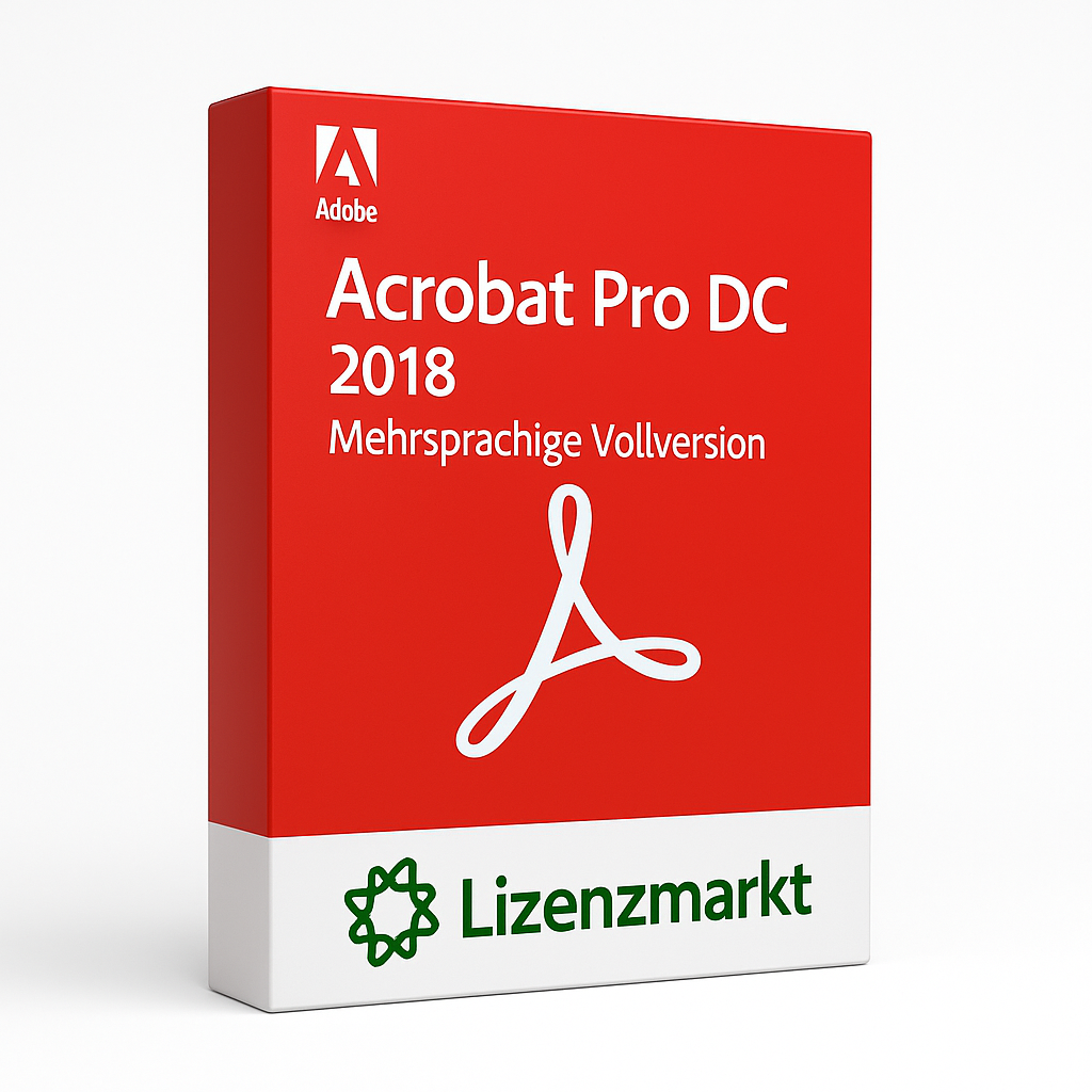 Adobe Acrobat Pro DC 2018 Windows (Multilingual)