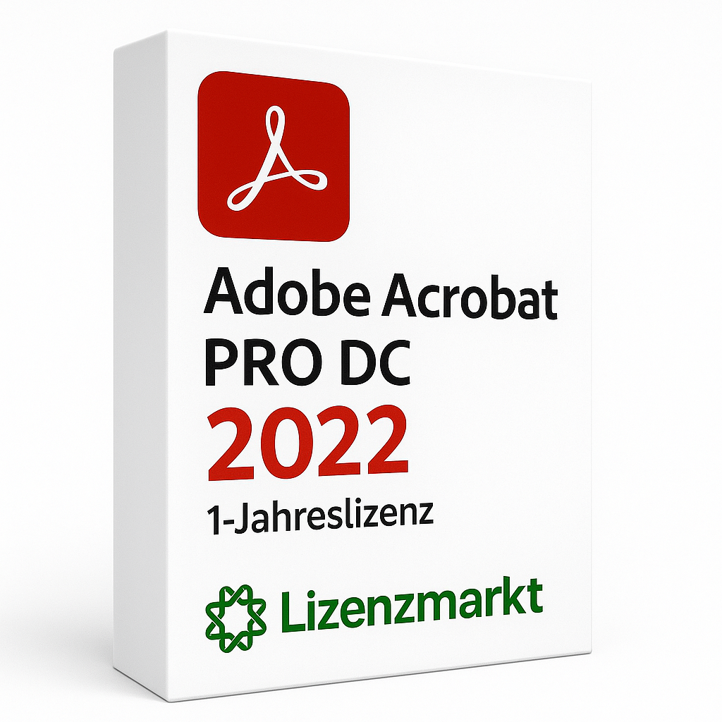 Adobe Acrobat Pro DC 2022 – Vollversion (Windows)