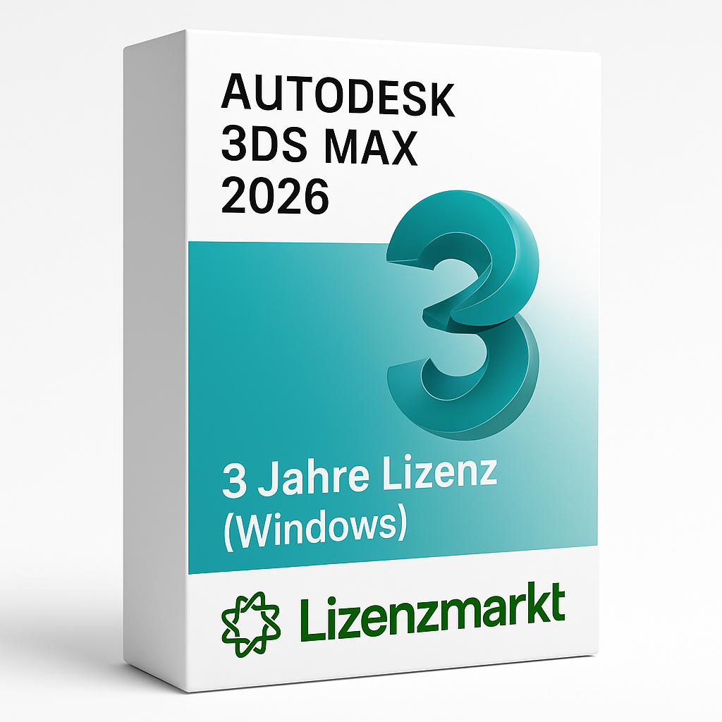 Autodesk 3ds Max 2026 – 3 Jahre Lizenz (Windows)