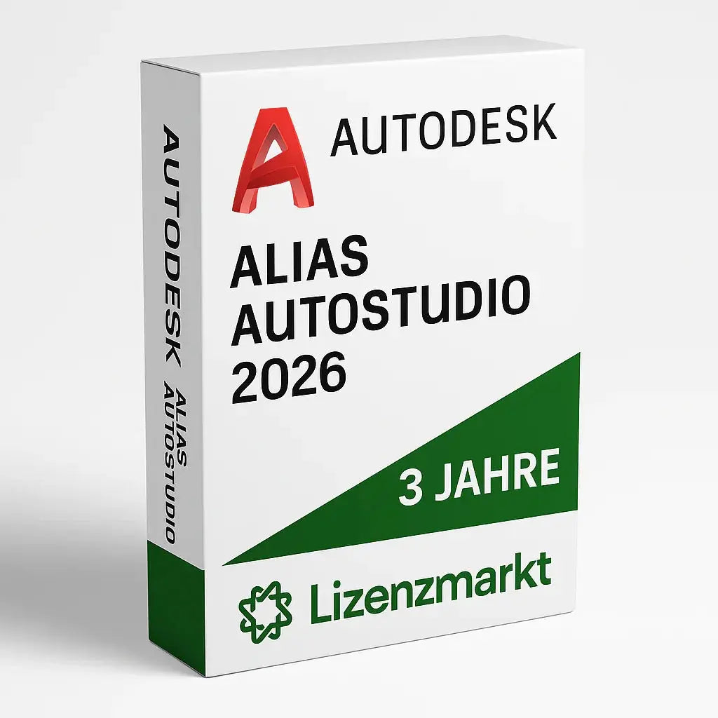 Autodesk Alias AutoStudio 2026 – 3 Jahre Lizenz (Windows) Lizenzmarkt