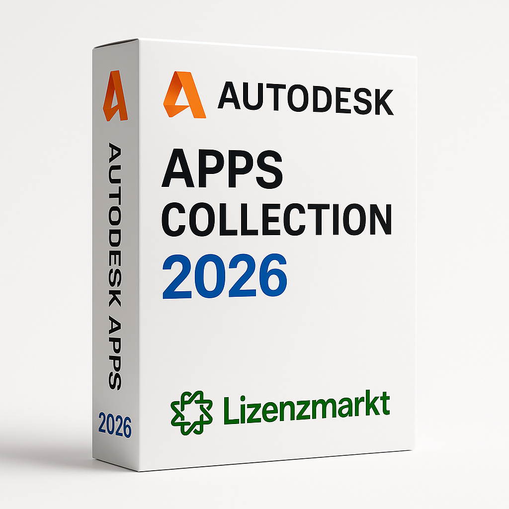 Autodesk Apps Collection 2026 – 1 Jahr Lizenz (Windows/macOS)