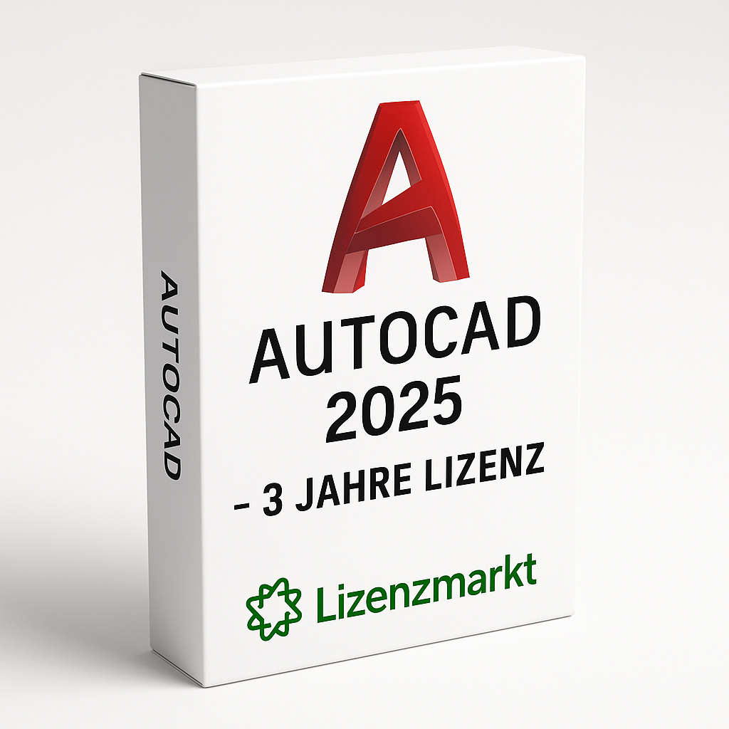 Autodesk AutoCAD 2025 – 3 Jahre Lizenz