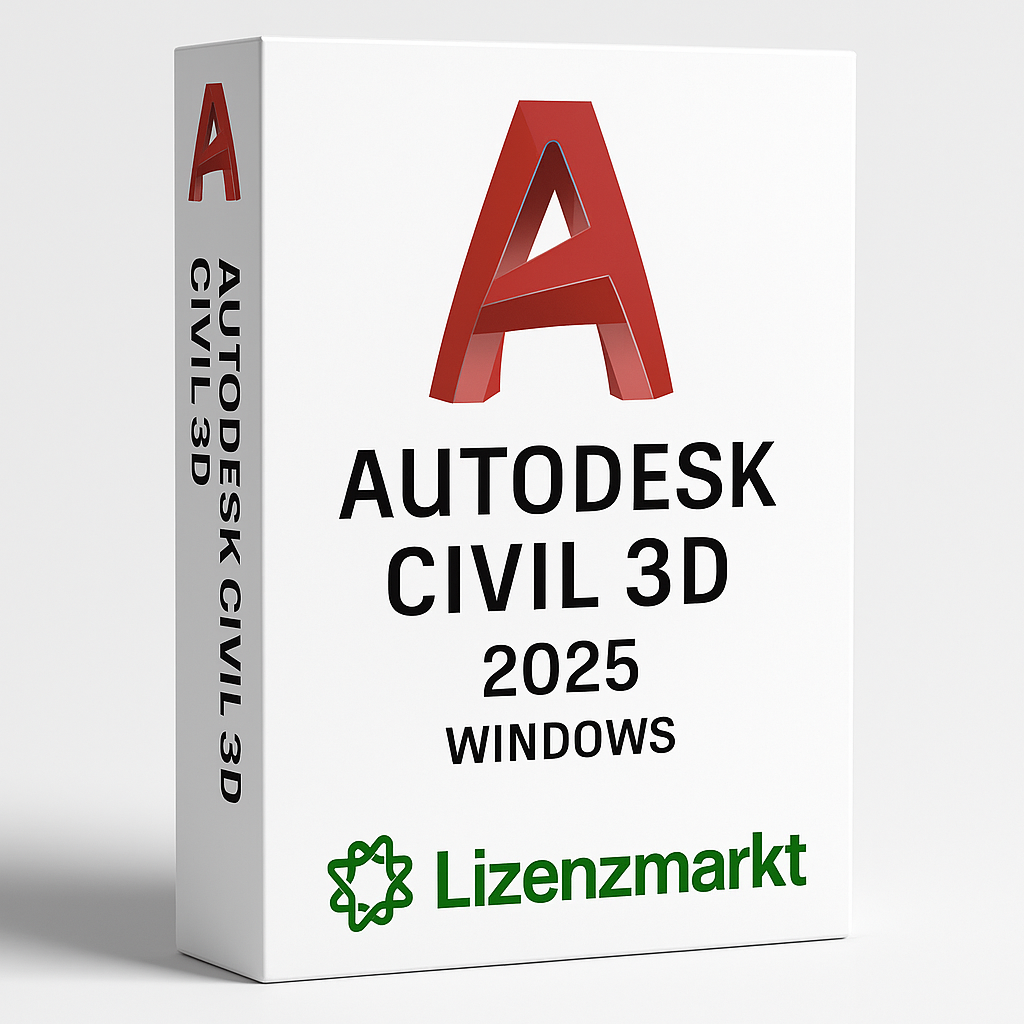 Autodesk Civil 3D 2025 – 1 Jahr Lizenz (Windows)