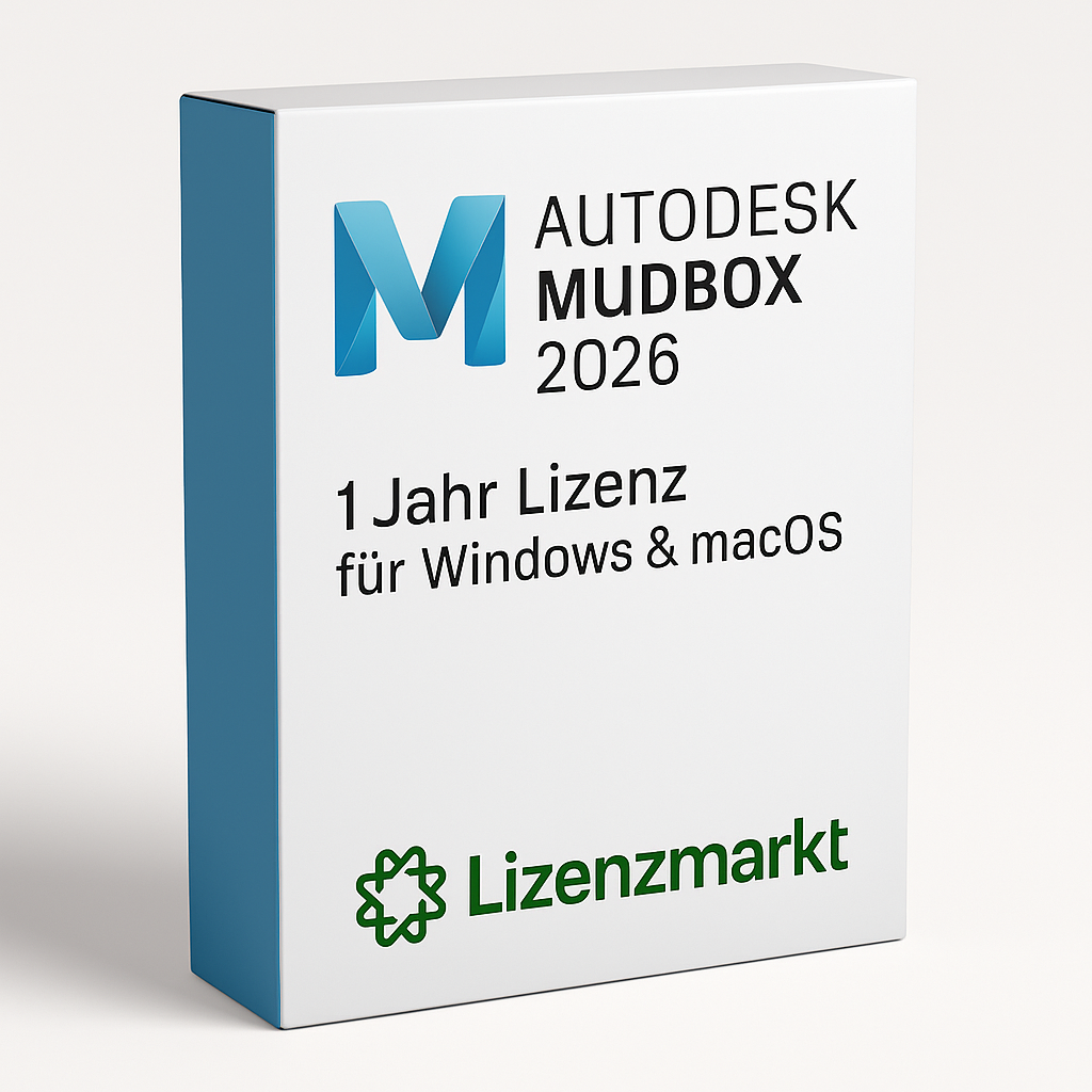 Autodesk Mudbox 2026 - 1 Jahr Lizenz für macOS