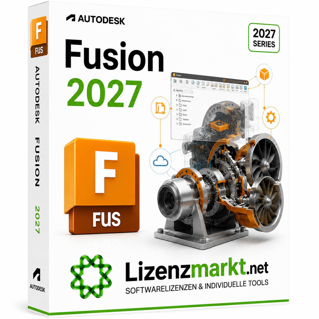 Autodesk Fusion 2027 – 3 Jahre Lizenz (Windows & macOS)