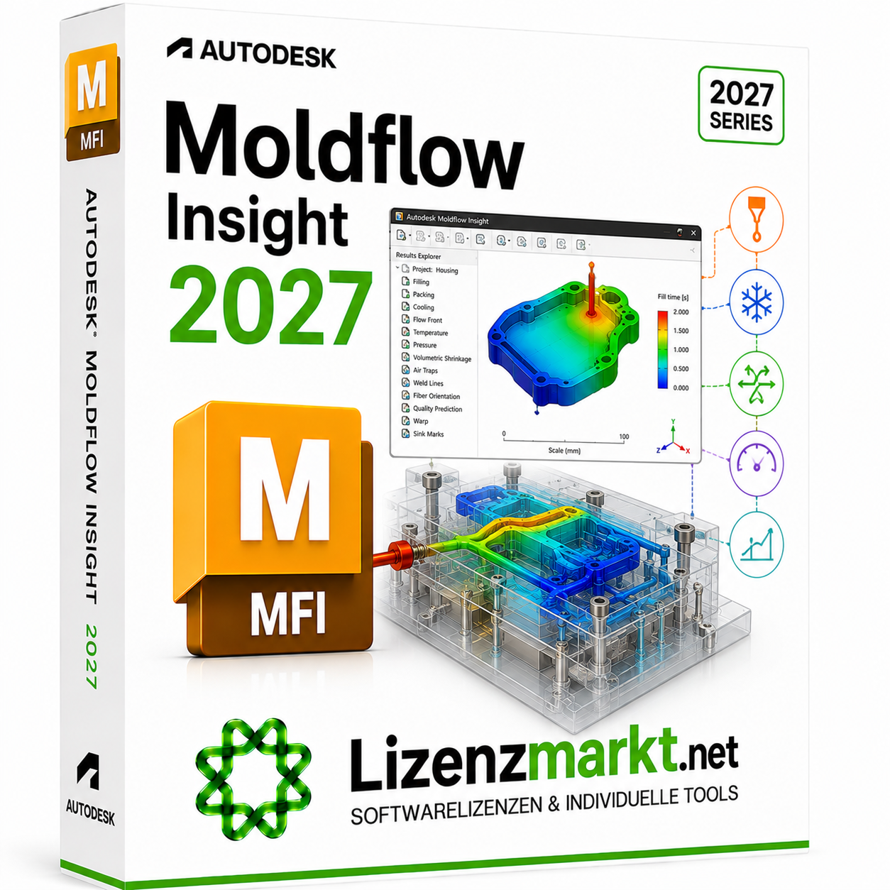 Autodesk Moldflow Insight 2027 – 3 Jahre Lizenz (Windows)