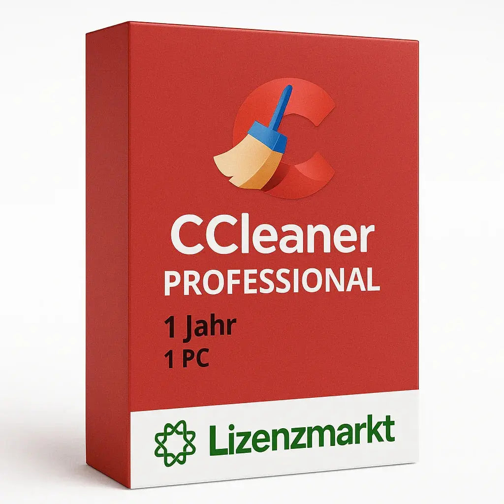 CCleaner Professional – 1 Jahr – Für Windows (1 PC) Lizenzmarkt