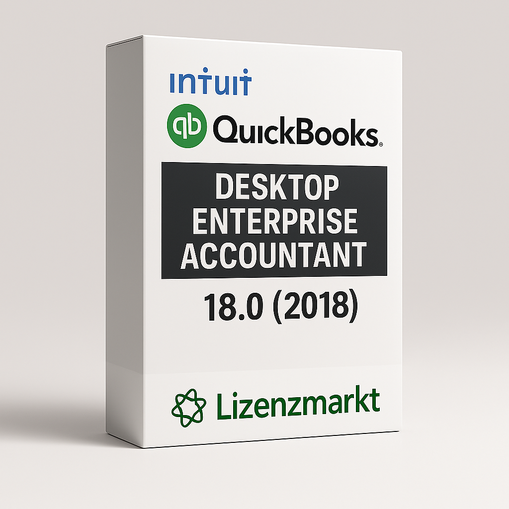 Intuit QuickBooks Desktop Enterprise Accountant 18.0 (2018) – Vollversion (Windows)
